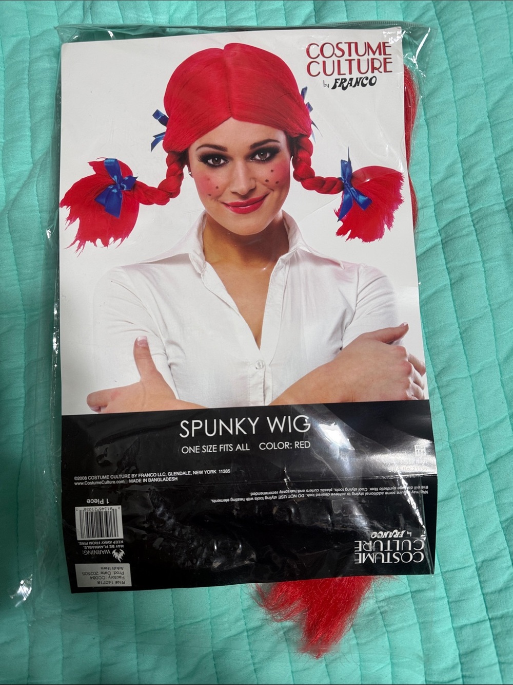 Spunky Wig – Red Braided Women's Hair Wig